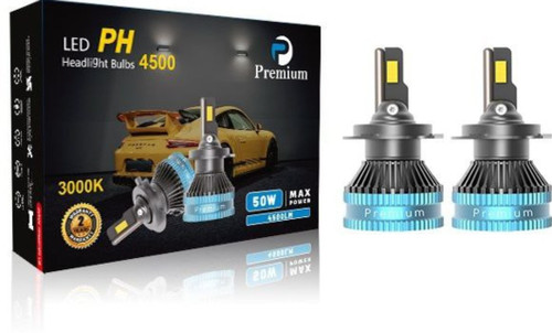 هدلایت لامپ خودروپرمیوم pH4500،با طیف رنگی 4300کلوین